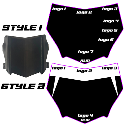 Motocutz plate + Motocutz decal