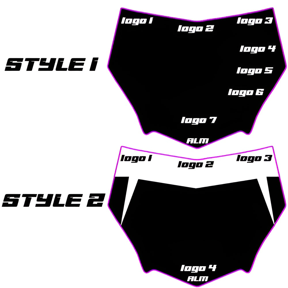 MOTOCUTZ Plate Decal